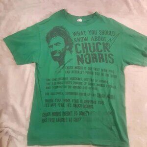 What You Should Know About Chuck Norris Mens Green Medium T-shirt Size M t shirt